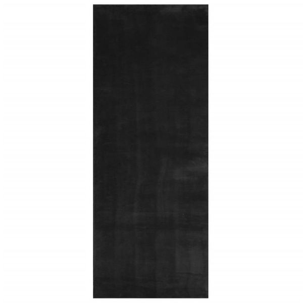 Vidaxl Tappeto Huarte A Pelo Corto Morbido E Lavabile Nero 80X200 Cm-image