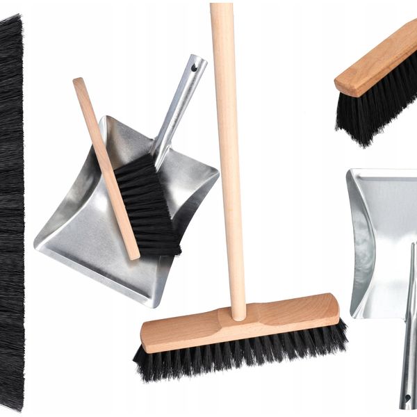 Set Di Spazzatrice Da 30 Cm + Paletta + Spazzola In Metallo-image