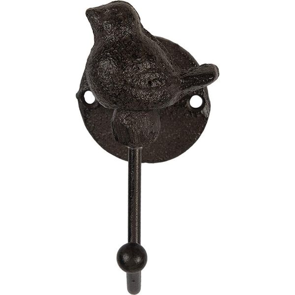 Clayre & Eef Ganci Da Parete 5X9X10 Cm Braun Metall-image