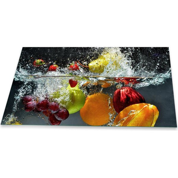 Piastra Di Copertura Del Piano Cottura Piastra Di Copertura Del Piano Cottura In Ceramica 1 Pezzo 90X52 Protezione Per La Frutta-image