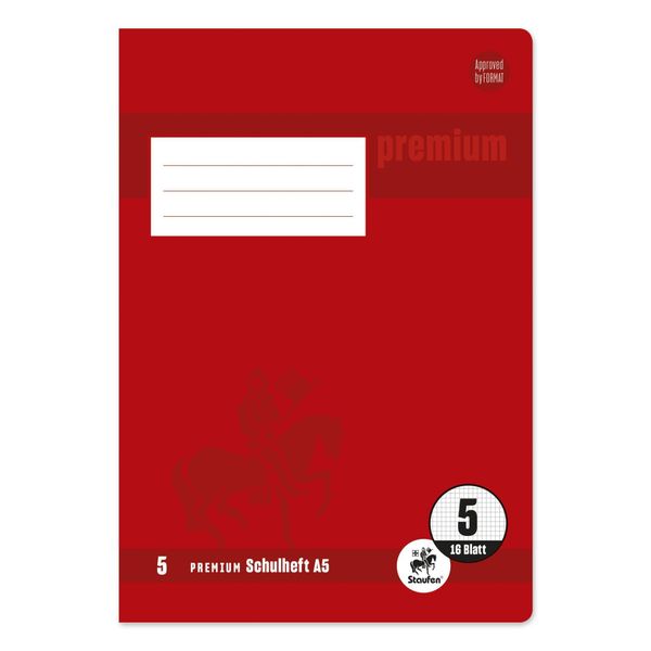 Staufen® 734010305 Quaderno Premium Lineatur 5 A Scacchiera Senza Margine-image