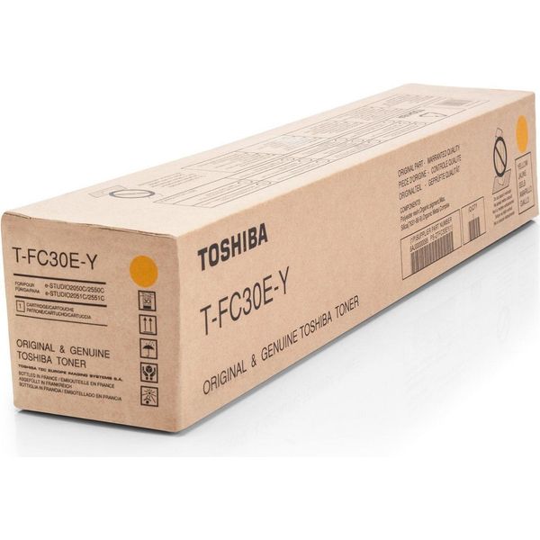 Toshiba T FC30EY - Giallo - Originale - Cartuccia Di Toner - Per E-Studio 2050C, 2051C, 2550C, 2551C (6AG00004454)-image