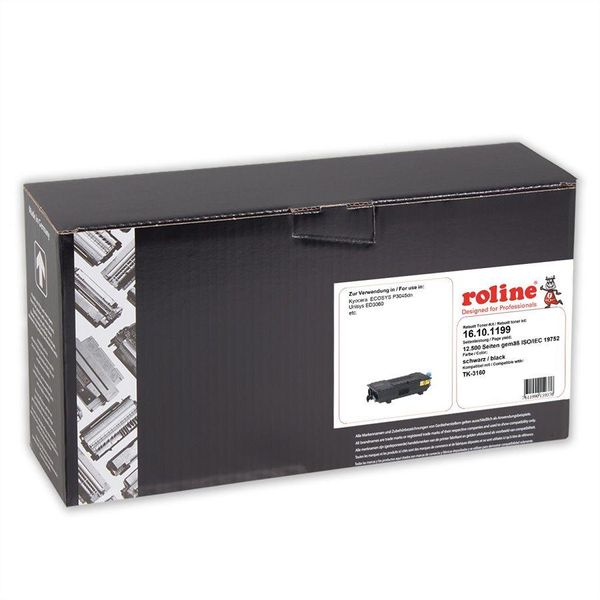 Roline - Nero - Cartuccia Di Toner (Alternativa A: Kyocera TK-3160) - Per Kyocera Ecosys P3045DN, P3045Dn/Kl3, P3050DN, P-image