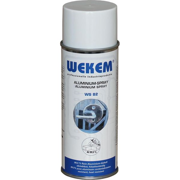 Wekem Ws 82 Alluminio Spray 400 Ml, Protezione Anticorrosione Per Sistemi Di Scarico-image