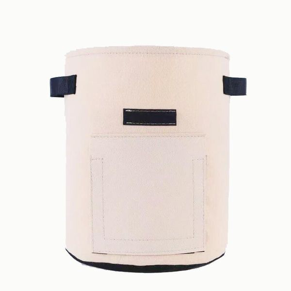 Contenitore Per Ortaggi In Feltro Rourke 37,8L - Beige-image