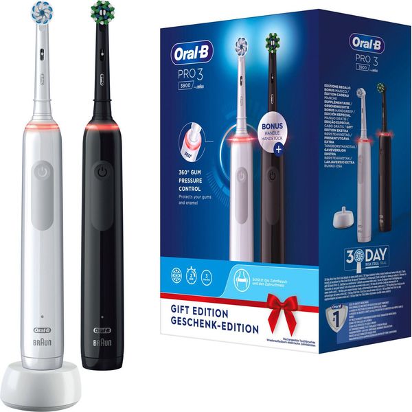 Oral-B Pro 3 3900 Duopack Edizione Nero-Bianco-image