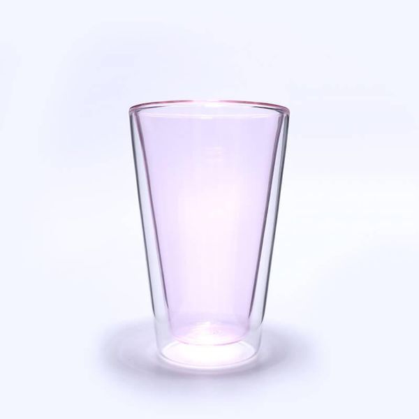 Tazza Termica Con Doppio Vetro 350Ml - Rosa-image