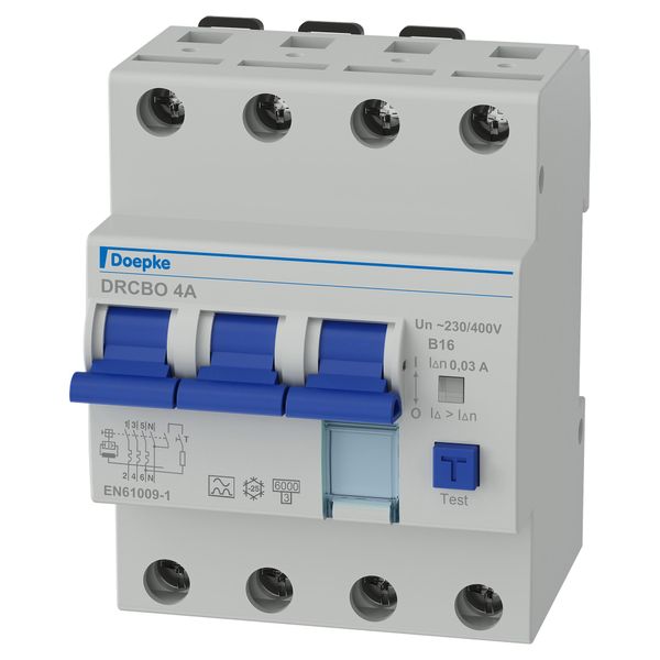 Doepke Drcbo 4 B16/0,03/3N- Fi/Ls-Combinazione / Rcbo (9945104)-image