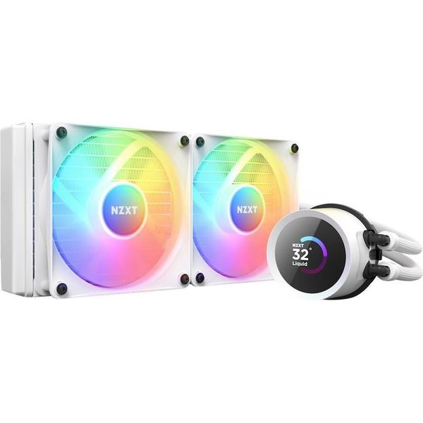 Nzxt Kraken 240 Rgb Processore Raffreddatore A Liquido All-In-One 12 Cm Bianco 1 Pz-image