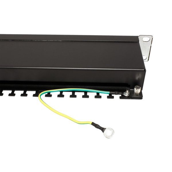 Value Kat. 5E 48,30Cm (19")-Patchpanel, 24P, Geschirmt, Schwarz (26.99.0328)"-image