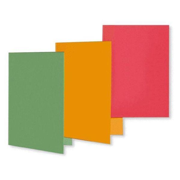 Elba Aktendeckel, Din A4, Manilakarton, Ohne Druck, Gelb 250 G-Qm - 100 StüCk (32450 Gb)-image