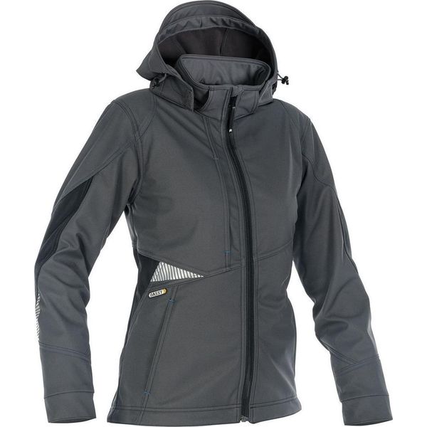 Dassy® Gravity Women Giacca Softshell Da Donna Anthrazite Grey/Black Taglia Xl Lunghezza: Standard-image
