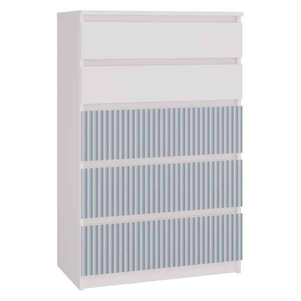 Cassettiera Con Cassetti Per Bambini Duster - Bianco / Blu-image