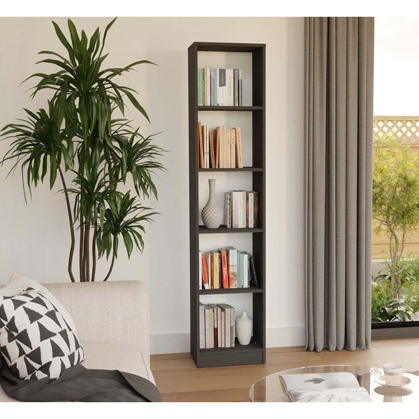 Libreria Stretta Rauno - 40 Cm, Antracite-image