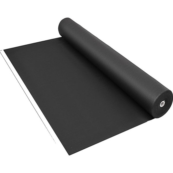 Tessuto Paesaggistico Per La Protezione Dalle Erbacce, Materiale Resistente, Facile Da Installare, Nero, 6X300 Piedi-image