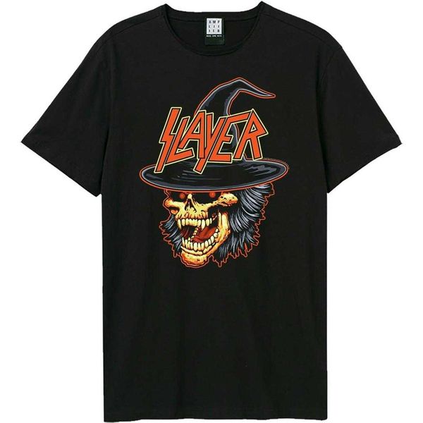 Amplified - Maglietta "Halloween Skull"" Per Uomo/Donna Unisex GD3641 (Xs) (Nero)"-image