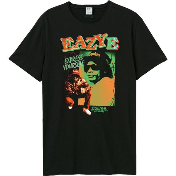 Amplified - Maglietta "Ruthless Records"" Per Uomo/Donna Unisex GD3886 (M) (Nero)"-image