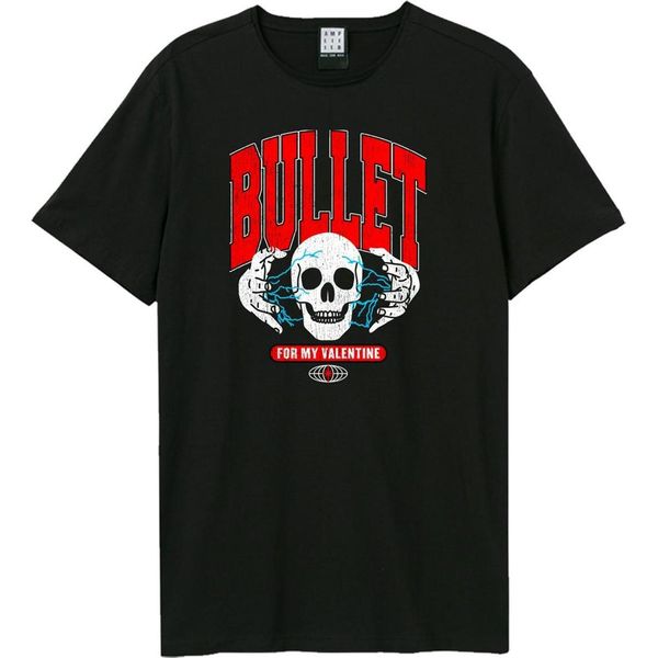 Amplified - Maglietta "Electric Skull"" Per Uomo/Donna Unisex GD4036 (3XL) (Nero)"-image
