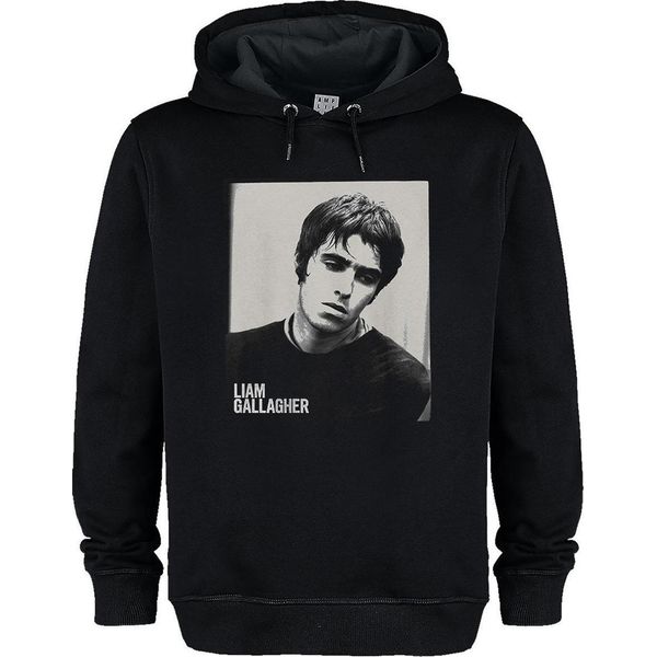 Amplified - Felpa Con Cappuccio "Polaroid Portrait"" Per Uomo/Donna Unisex GD4039 (L) (Nero)"-image