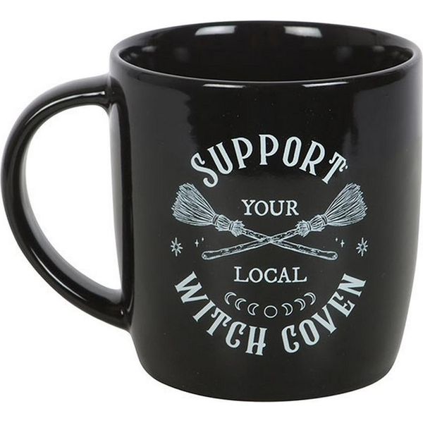 Something Different - Tazza Da Caffè "Support Your Local Witch Coven"" SD10448 (Taglia Unica) (Nero)"-image