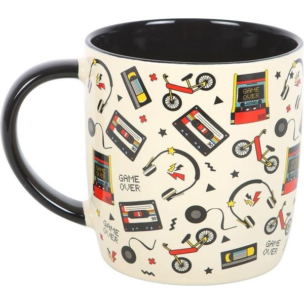 Something Different - Tazza Da Caffè, Anni Ottanta SD10461 (Taglia Unica) (Bianco)-image