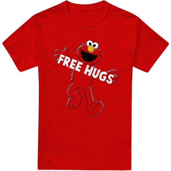 Sesame Street - Maglietta "Free Hugs"" Per Uomo/Donna Unisex TV21257 (L) (Rosso)"-image