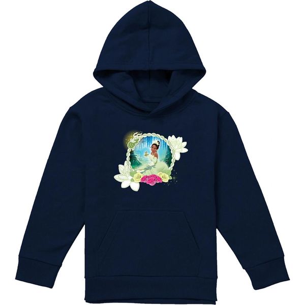 La Principessa E Il Ranocchio - "Bayou Beauty"" Kapuzenpullover Per Bambini TV22258 (152-158) (Marine)"-image