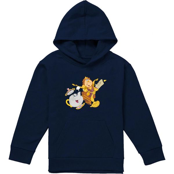 La Bella E La Bestia - Kapuzenpullover Per Bambini TV22284 (128) (Marine)-image