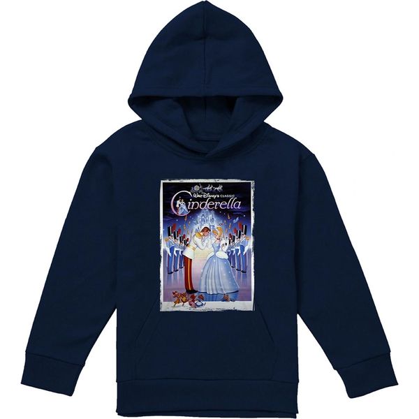 Cenerentola - Felpa Con Cappuccio Per Bambini TV22286 (152-158) (Marina)-image
