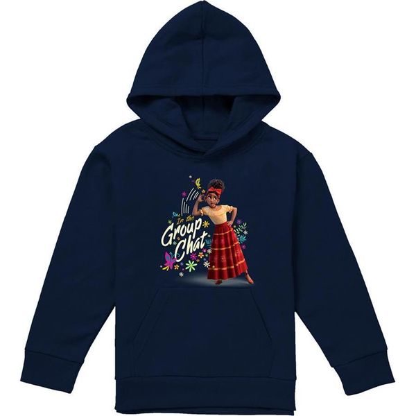 Encanto - Felpa Con Cappuccio "In The Group Chat"" Per Bambini TV22330 (152-158) (Marina)"-image