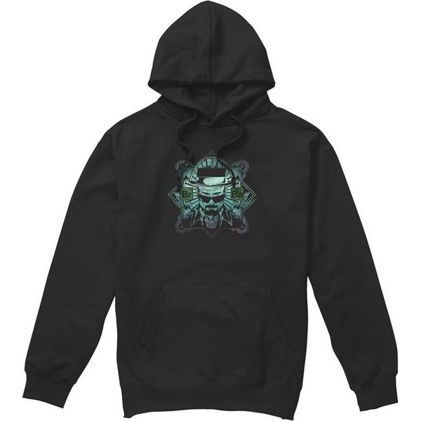Breaking Bad - Felpa Con Cappuccio "The Man"" Per Uomo/Donna Unisex TV22669 (S) (Nero)"-image