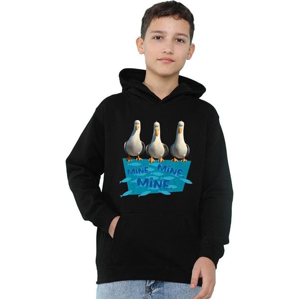 Alla Ricerca Di Nemo - Felpa Con Cappuccio "Mine Mine Mine"" Per Bambini TV22658 (116) (Navy)"-image