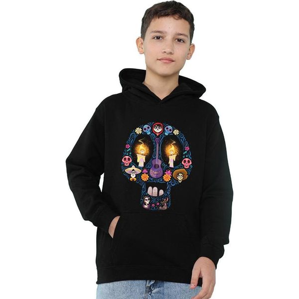 Coco - "Teschio Del Giorno Dei Morti"" Kapuzenpullover Per Bambini TV22684 (128) (Marine)"-image