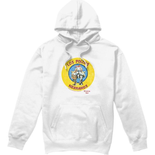 Breaking Bad - Felpa Con Cappuccio "Los Pollos Hermanos"" Per Uomo/Donna Unisex TV22871 (S) (Bianco)"-image