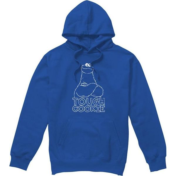 Sesame Street - Felpa Con Cappuccio "Touch Cookie"" Per Uomo/Donna Unisex TV22860 (S) (Blu Reale)"-image