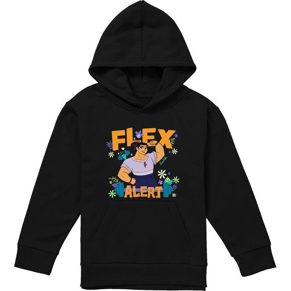 Encanto - Felpa Con Cappuccio "Flex Alert"" Per Bambini TV22906 (128) (Nero)"-image