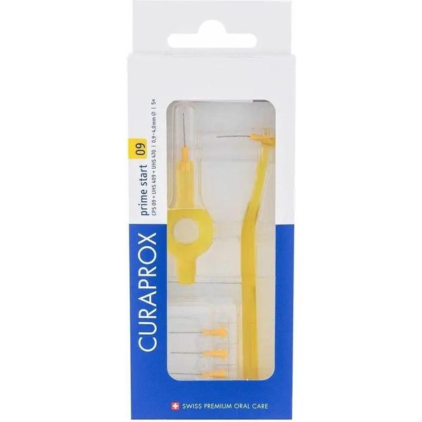 Curaprox Cps 09 Prime Start Kit Di Scovolini Interdentali Giallo 14 Pezzi-image