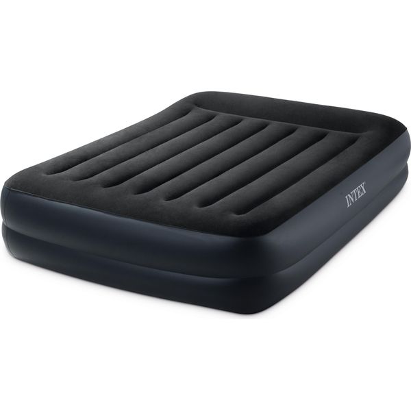 Intex 64124ND Queen Pillow Rest 2-Persoons Luchtbed 203X152X42 Cm Blauw-image