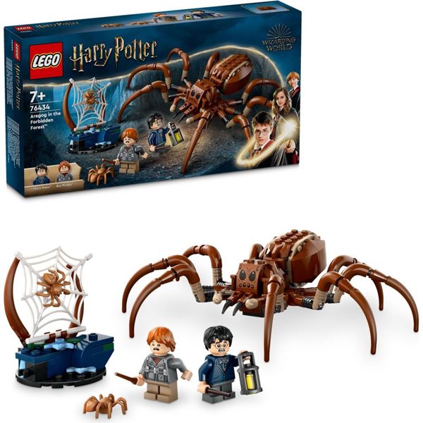Lego Harry Potter Aragog Nella Foresta Proibita, Playset Fantasy Con Figura Di Ragno, Creatura Mitica, 2 Minifigure, Regalo Magico Per Ragazzi, Ragazze E Fan Dai 7 Anni In Su 76434-image