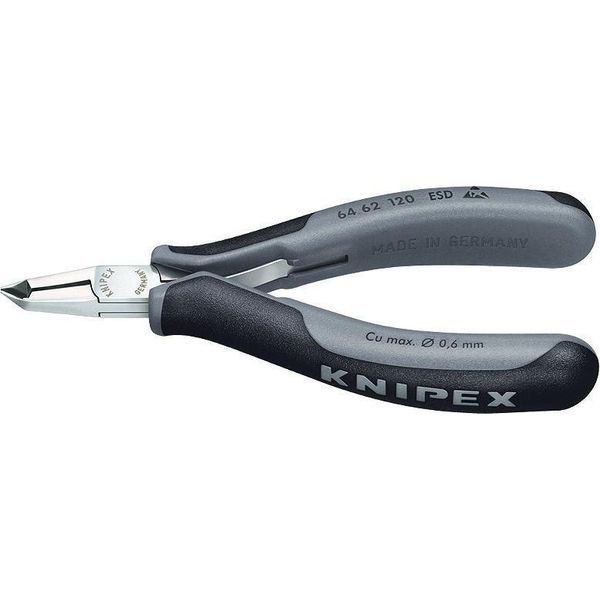 Knipex 64 62 120 Esd Elektronik- U. Feinmechanik Vornschneider Mit Facette 120 Mm-image
