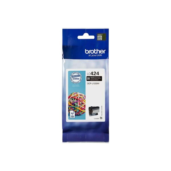 Original Brother Mini 19 Biz-Sl (LC-424BK) Druckerpatrone Schwarz-image