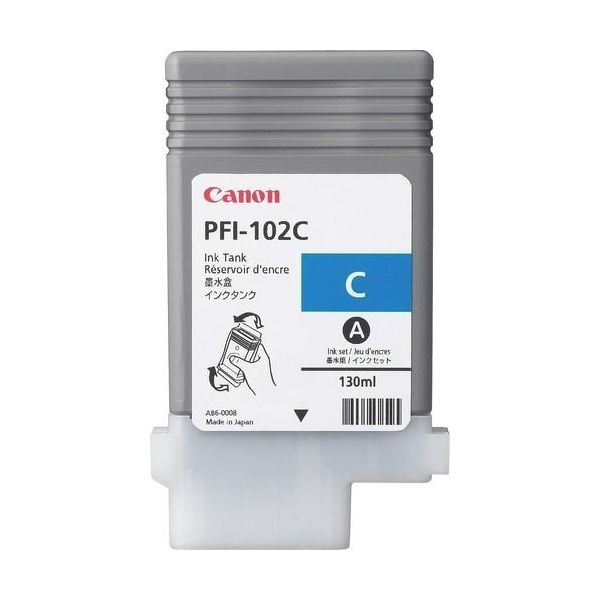 Original Canon Imageprograf Ipf 720 (0896B001 / PFI-102C) Druckerpatrone Cyan-image