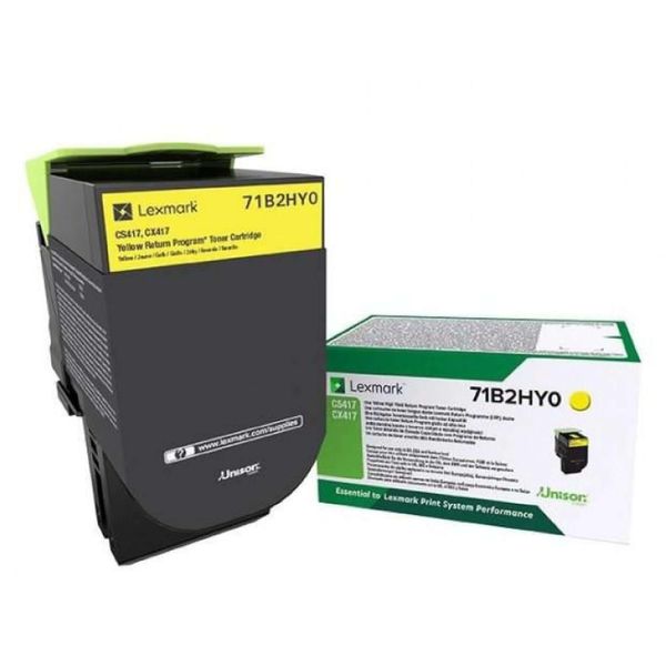 Original Lexmark Cx 417 De (71B2HY0) Toner Gelb-image