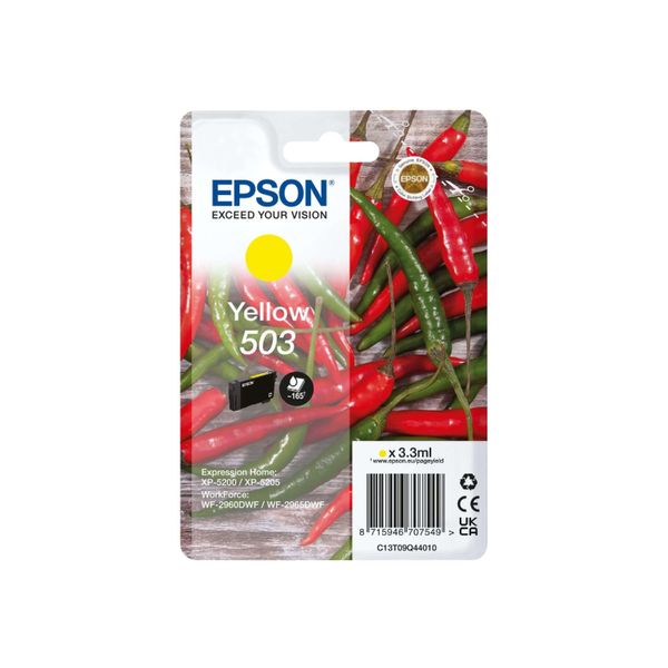 Original Epson Expression Home XP-5200 (C13T09Q44010 / 503) Druckerpatrone Gelb-image