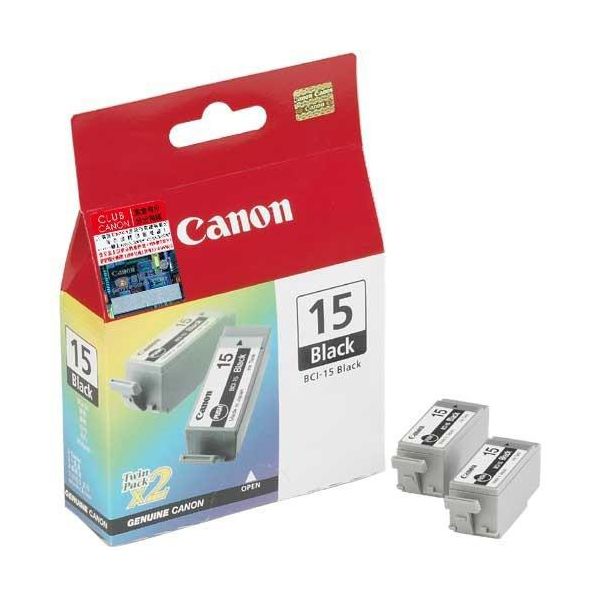 Original Canon Pixma Ip 90 V (8190A002 / BCI-15BK) Druckerpatrone Schwarz-image