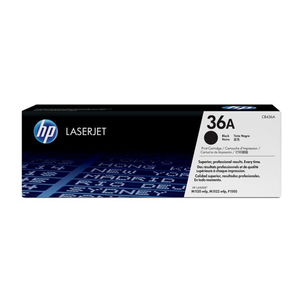 Original Hp 36A (CB436A) Toner Schwarz-image