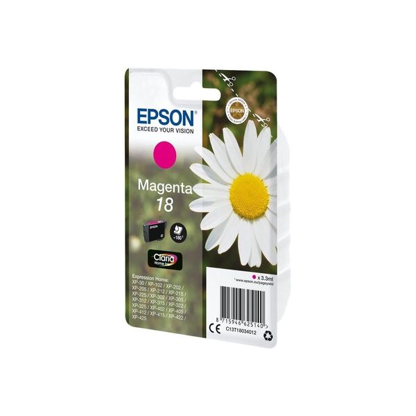 Original Epson Expression Home XP-315 (C13T18034012 / 18) Druckerpatrone Magenta-image
