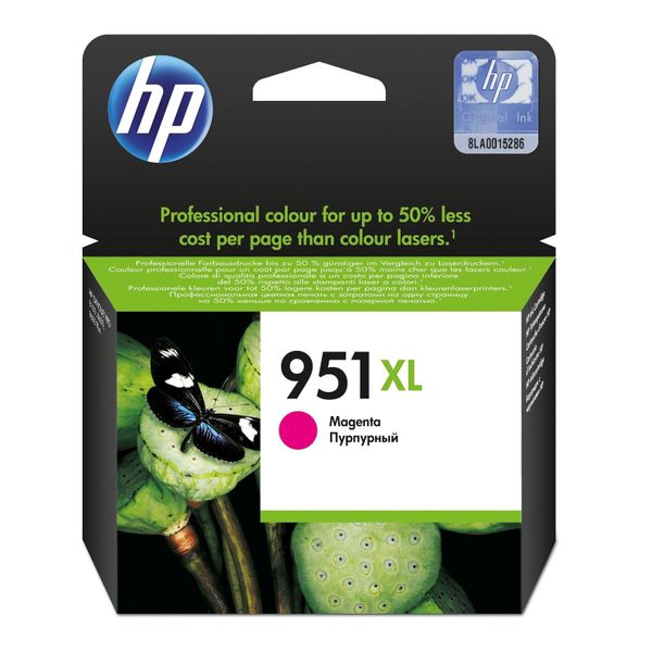 Original Hp Officejet Pro 276 Dw (CN047AE / 951XL) Druckerpatrone Magenta-image