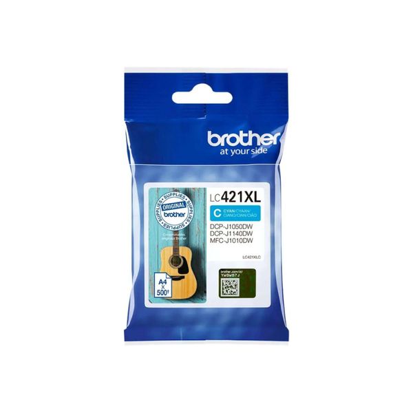 Original Brother MFC-J 1010 Dw (LC-421XLC) Druckerpatrone Cyan-image