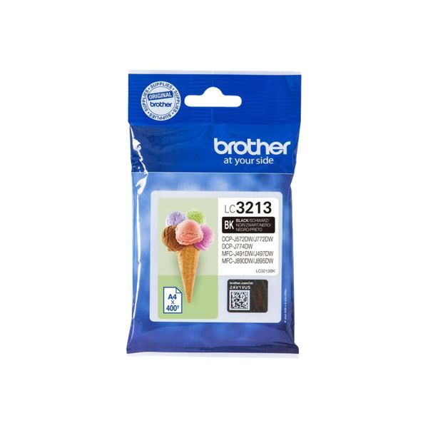 Original Brother DCP-J 572 Dw (LC-3213BK) Druckerpatrone Schwarz-image